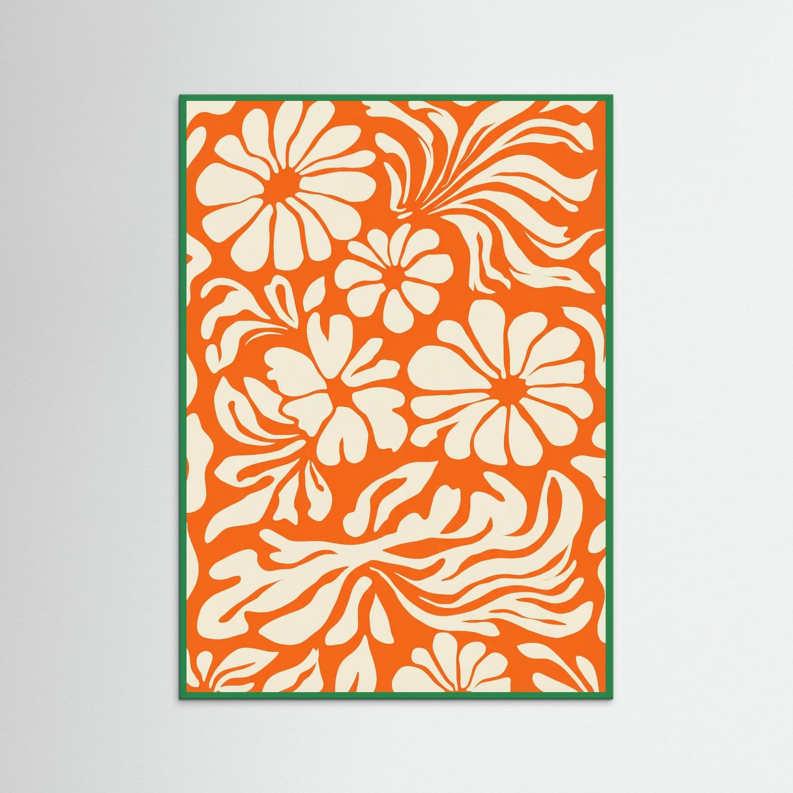 Green Wood Tangerine Bloom