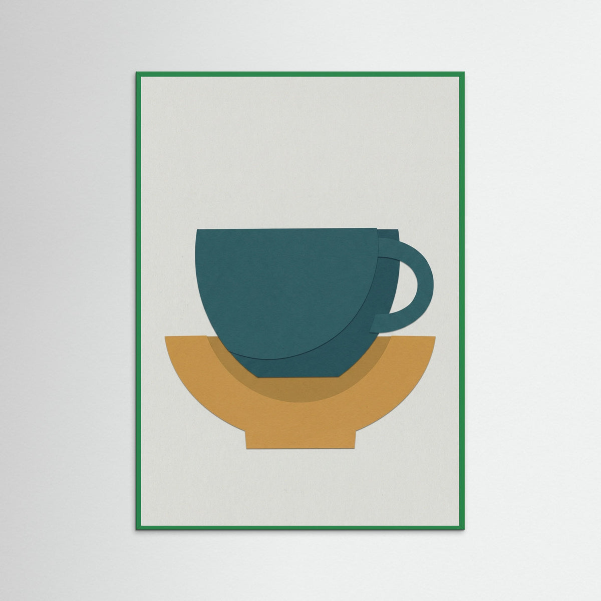 Green Wood Terracotta Vessel