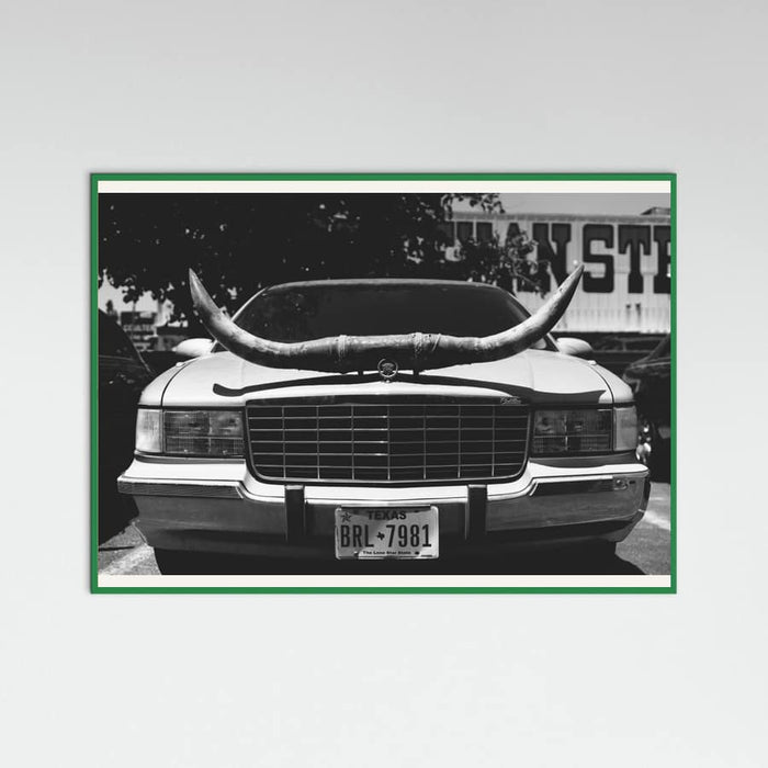 Green Wood Texas Ride Poster