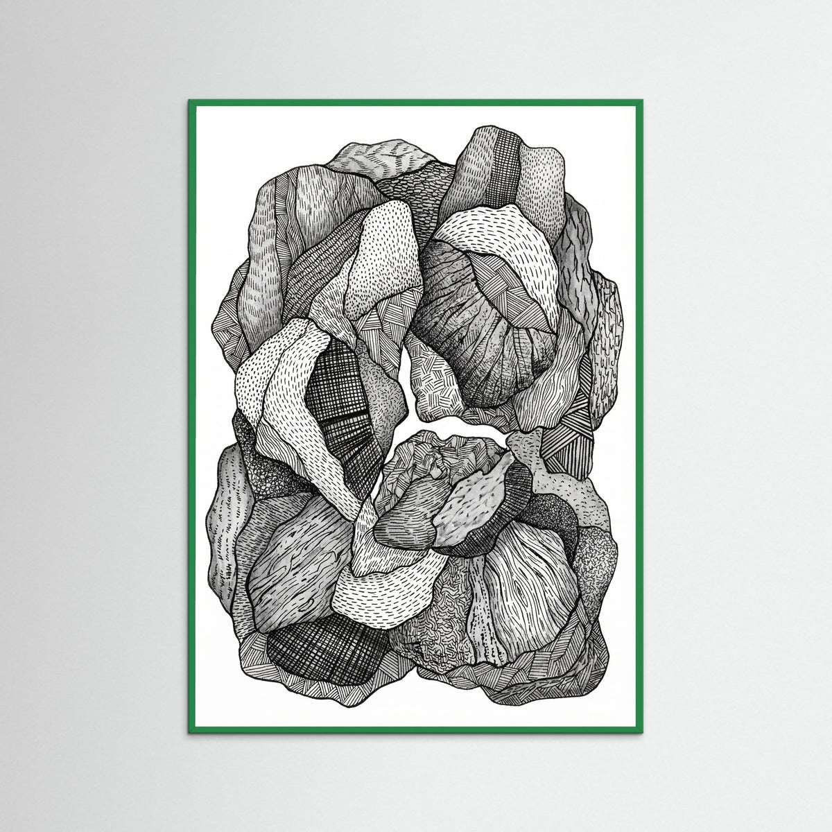 Green Wood Textural Flow