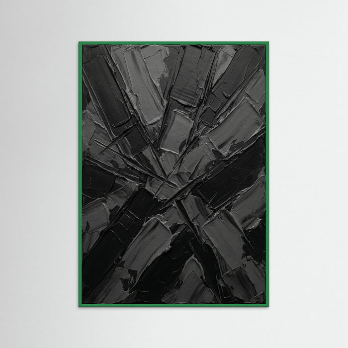 Green Wood Textured Abyss