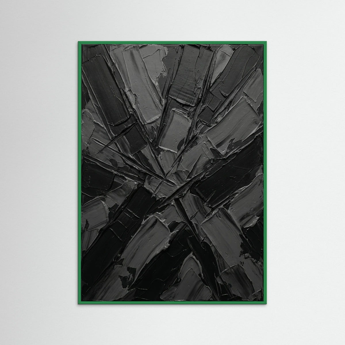 Green Wood Textured Abyss