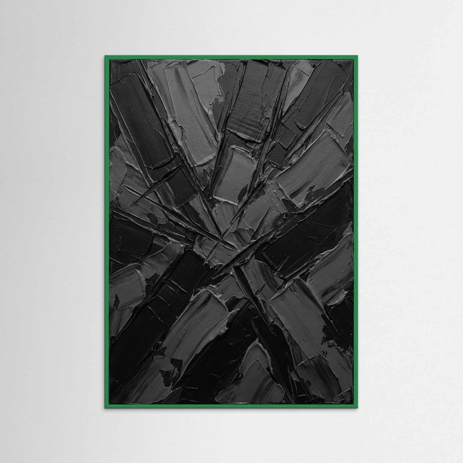 Green Wood Textured Abyss