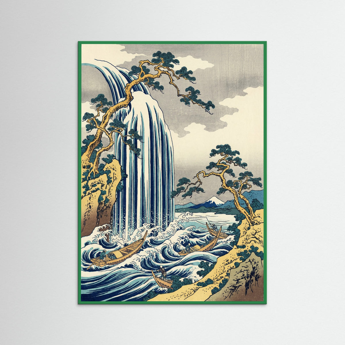 Green Wood The Great Wave