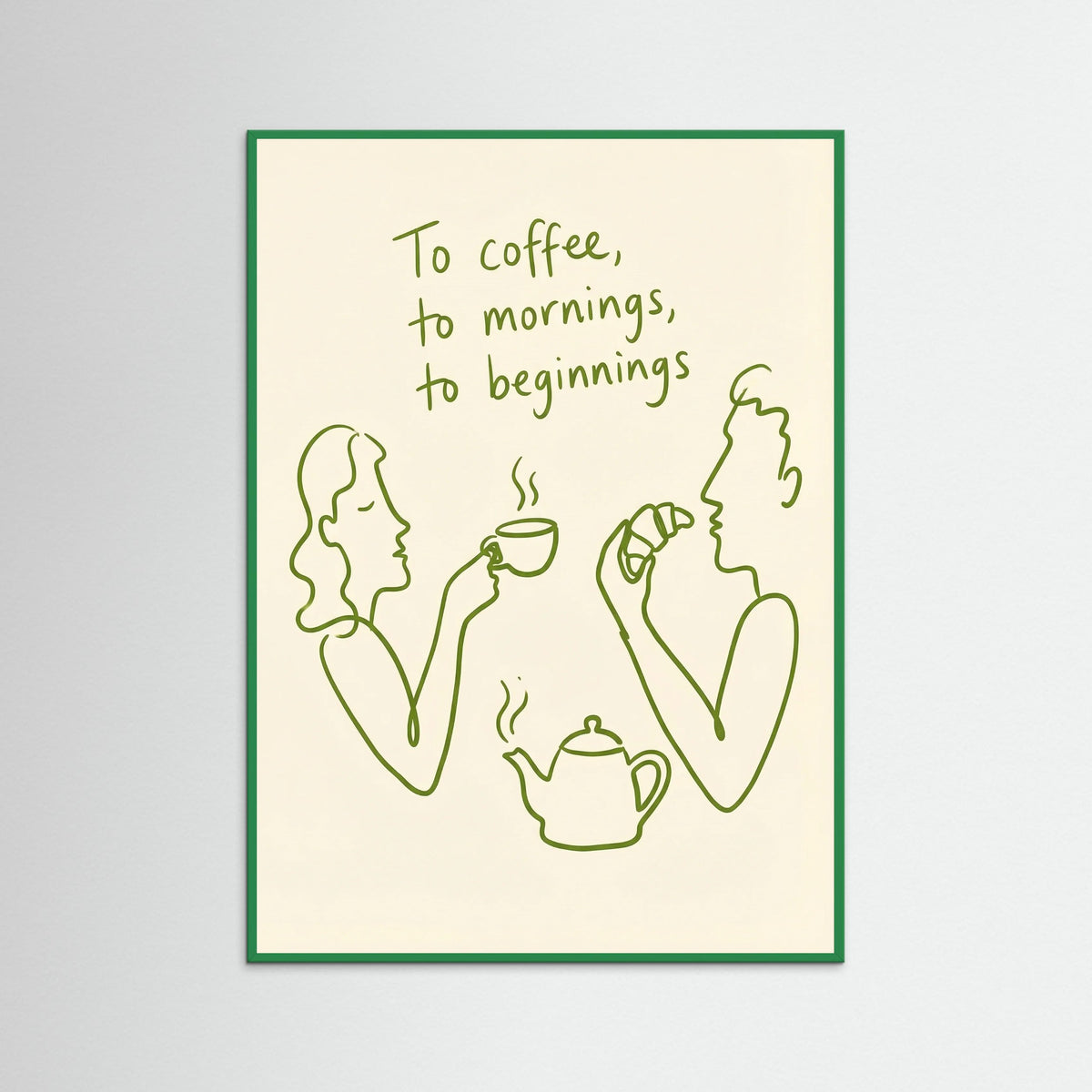 Green Wood Toast to Life