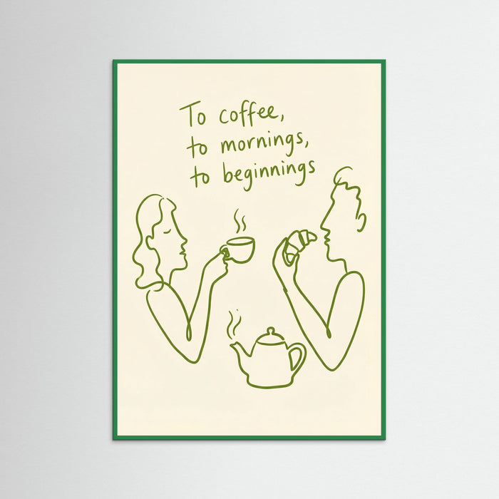 Green Wood Toast to Life