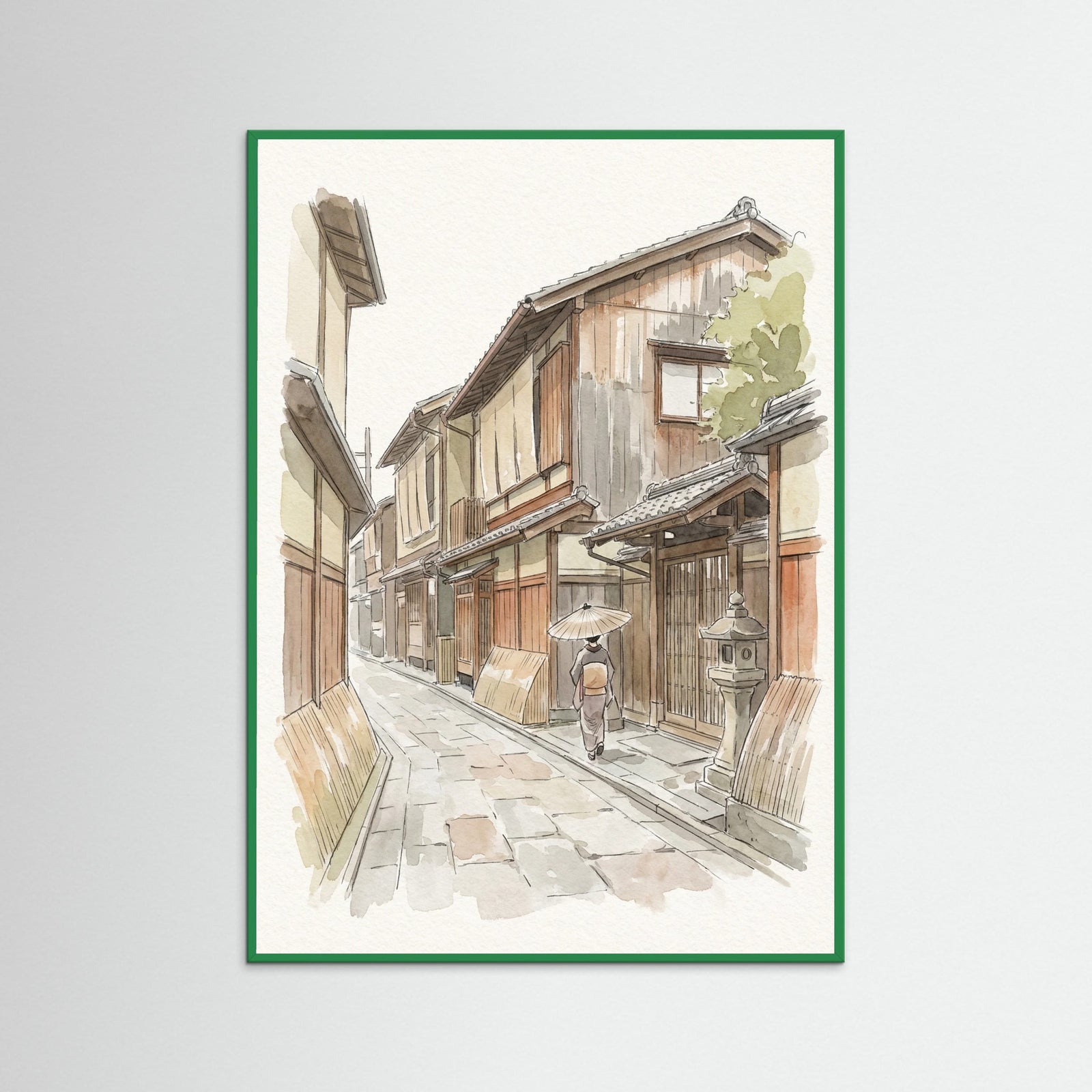Green Wood Tokyo Streetscape