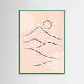 Green Wood Tranquil Outline