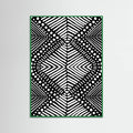 Green Wood Tribal Poster