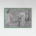 Green Wood Tribal Tapestry Poster
