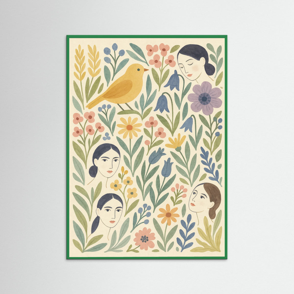 Green Wood Tropical Dreamscape