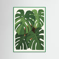 Green Wood Tropical Fronds