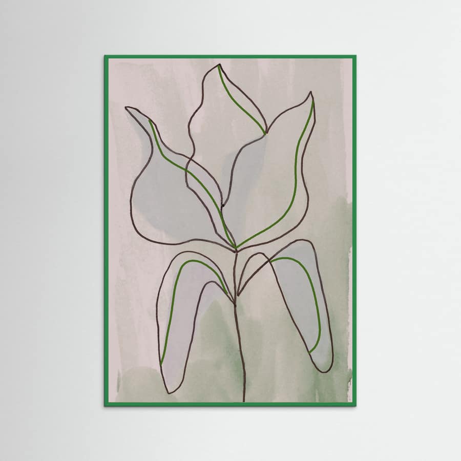 Affiche Tulip Greige – affiche et impression d’art