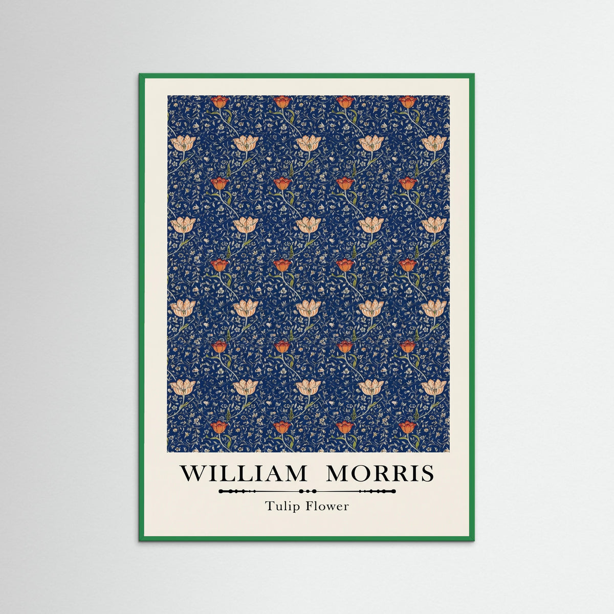 Green Wood Tulip Tapestry Revival