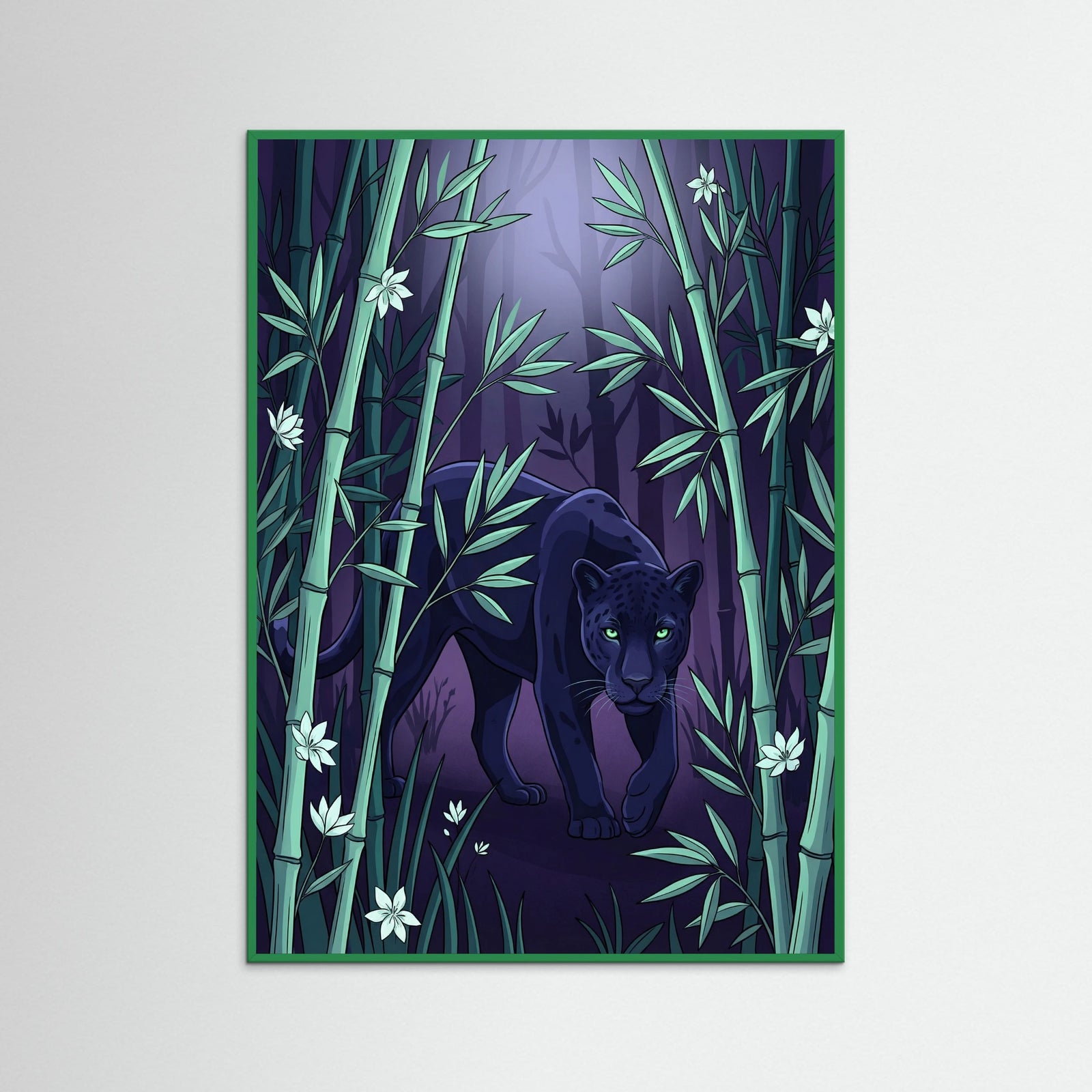 Green Wood Twilight Cheetah