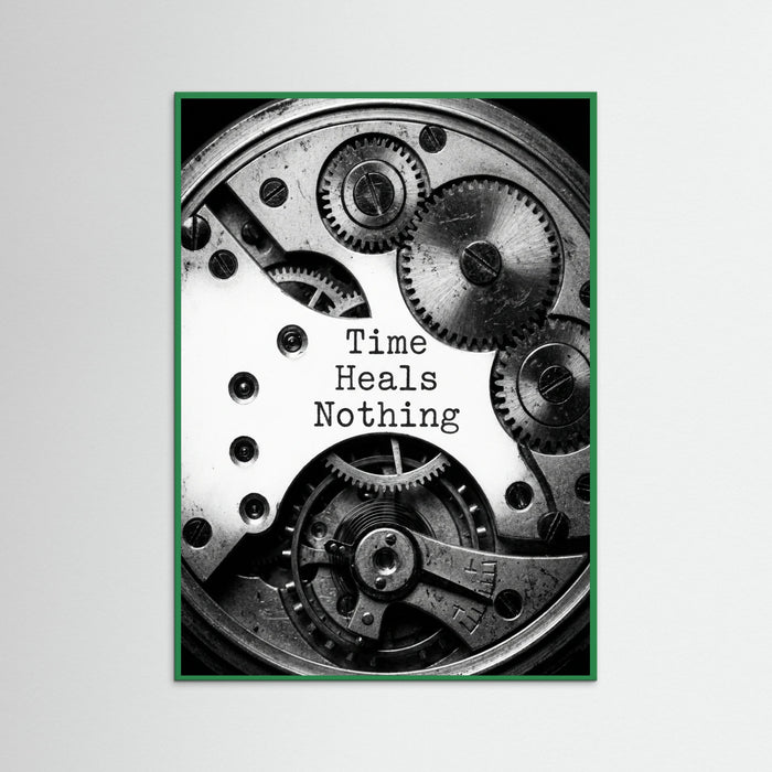 Green Wood Typed Expression