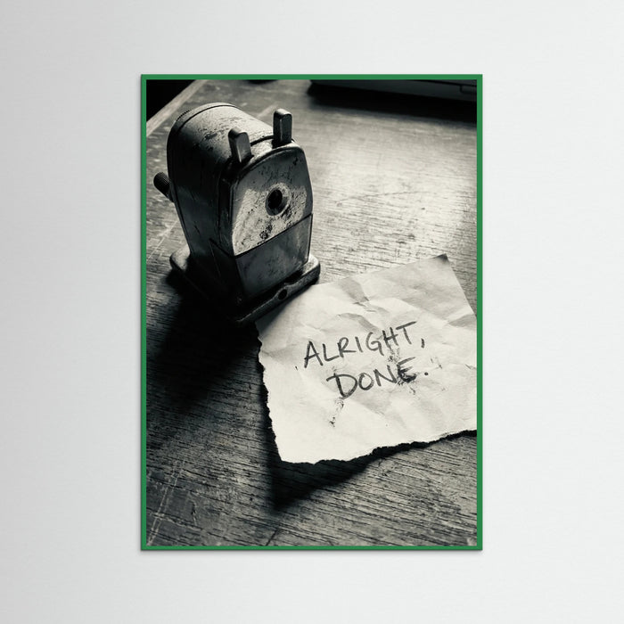 Green Wood Typewritten Statement