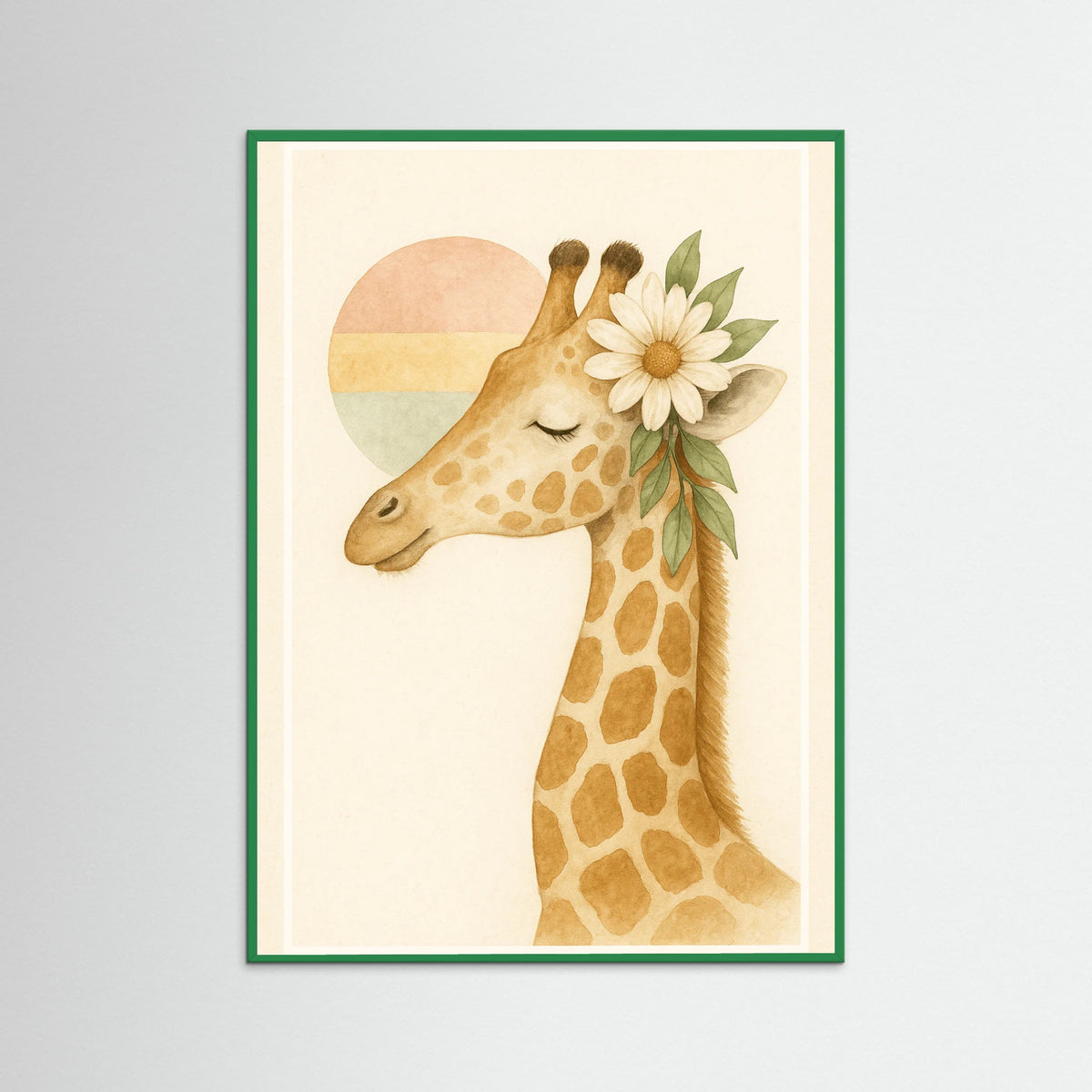Green Wood Unicorn Dream