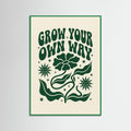Green Wood Uplifting Retro Affirmation