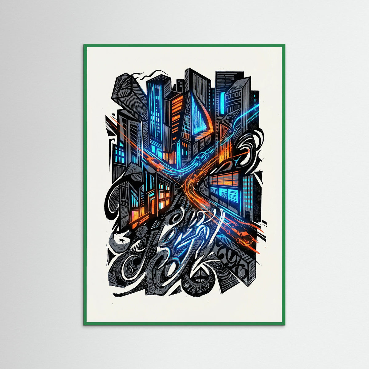 Green Wood Urban Dawn