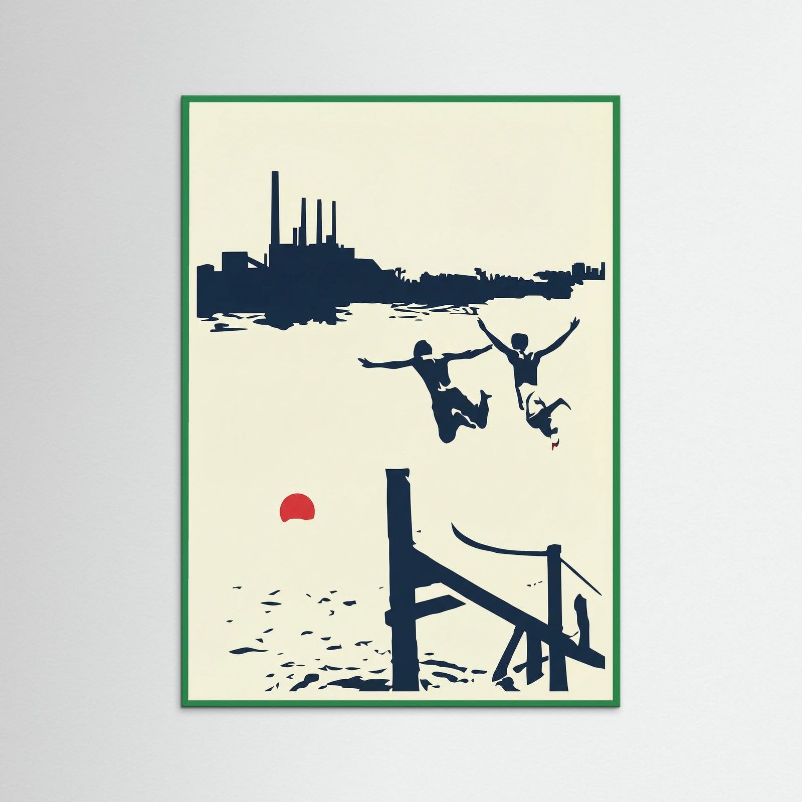 Green Wood Urban Leap of Joy