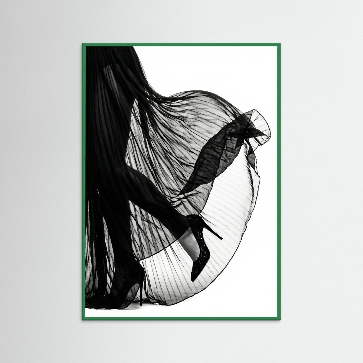 Green Wood Veiled Elegance