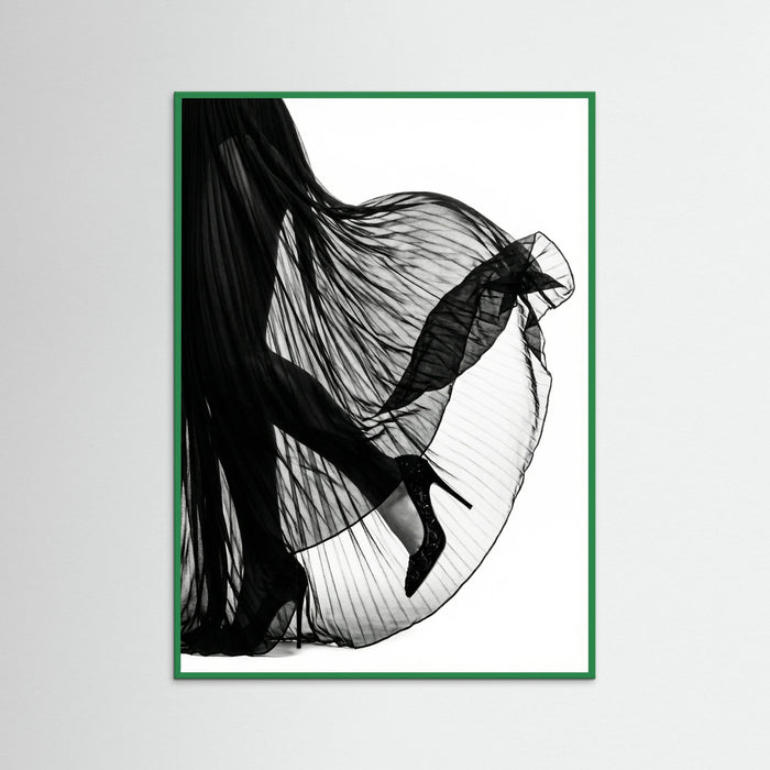 Green Wood Veiled Elegance
