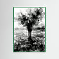 Green Wood Veiled Emotion