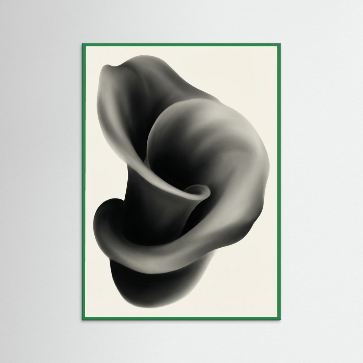 Green Wood Velvet Leaves