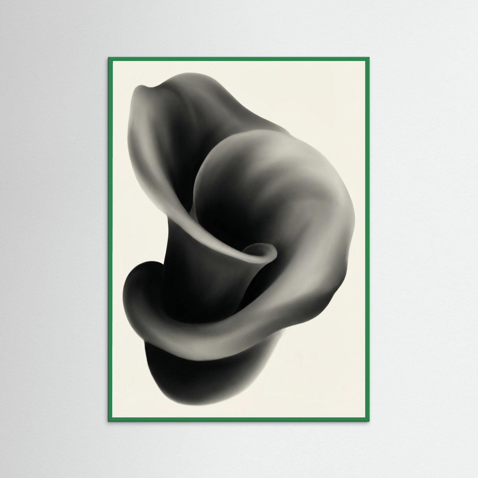 Green Wood Velvet Leaves