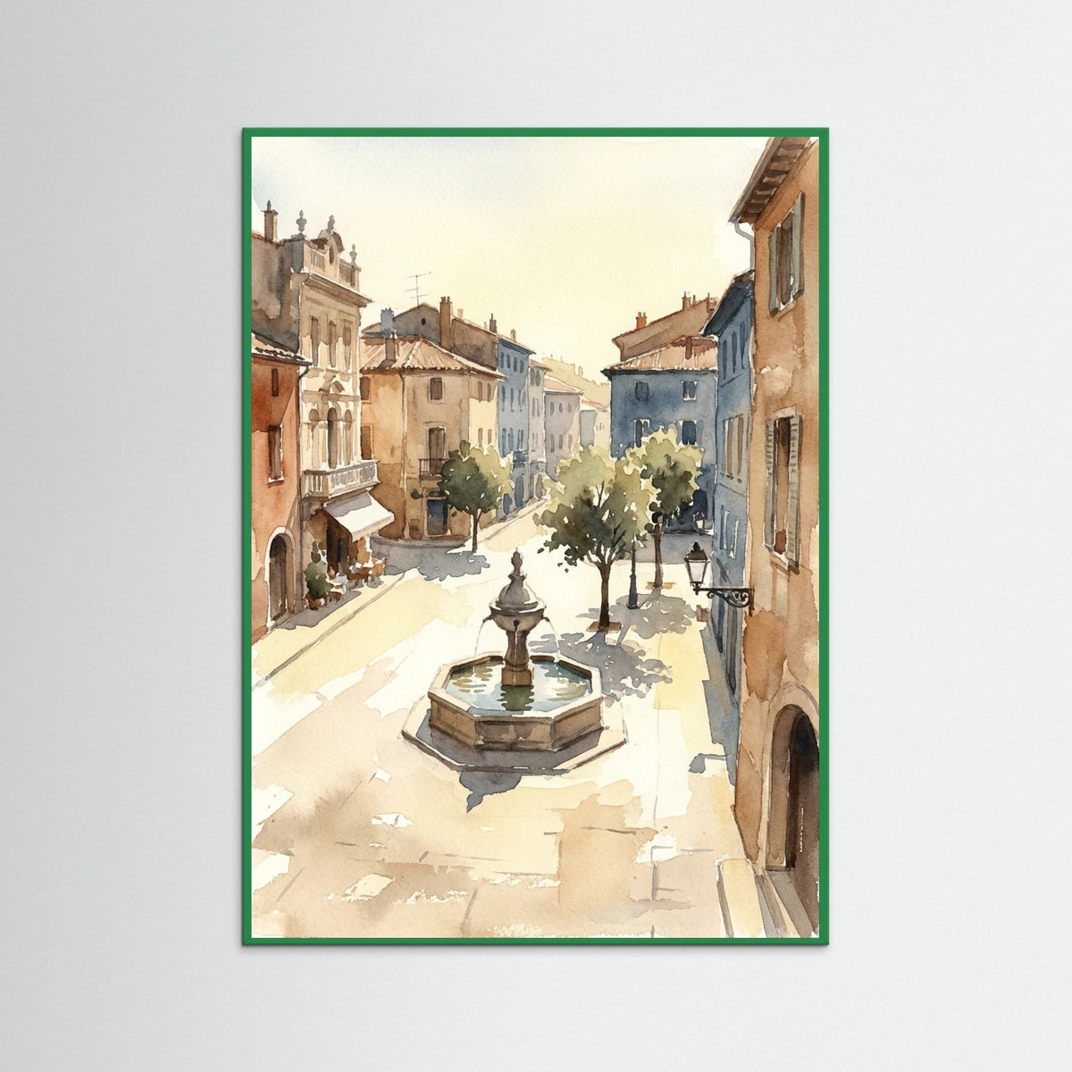 Green Wood Venetian Morning Light