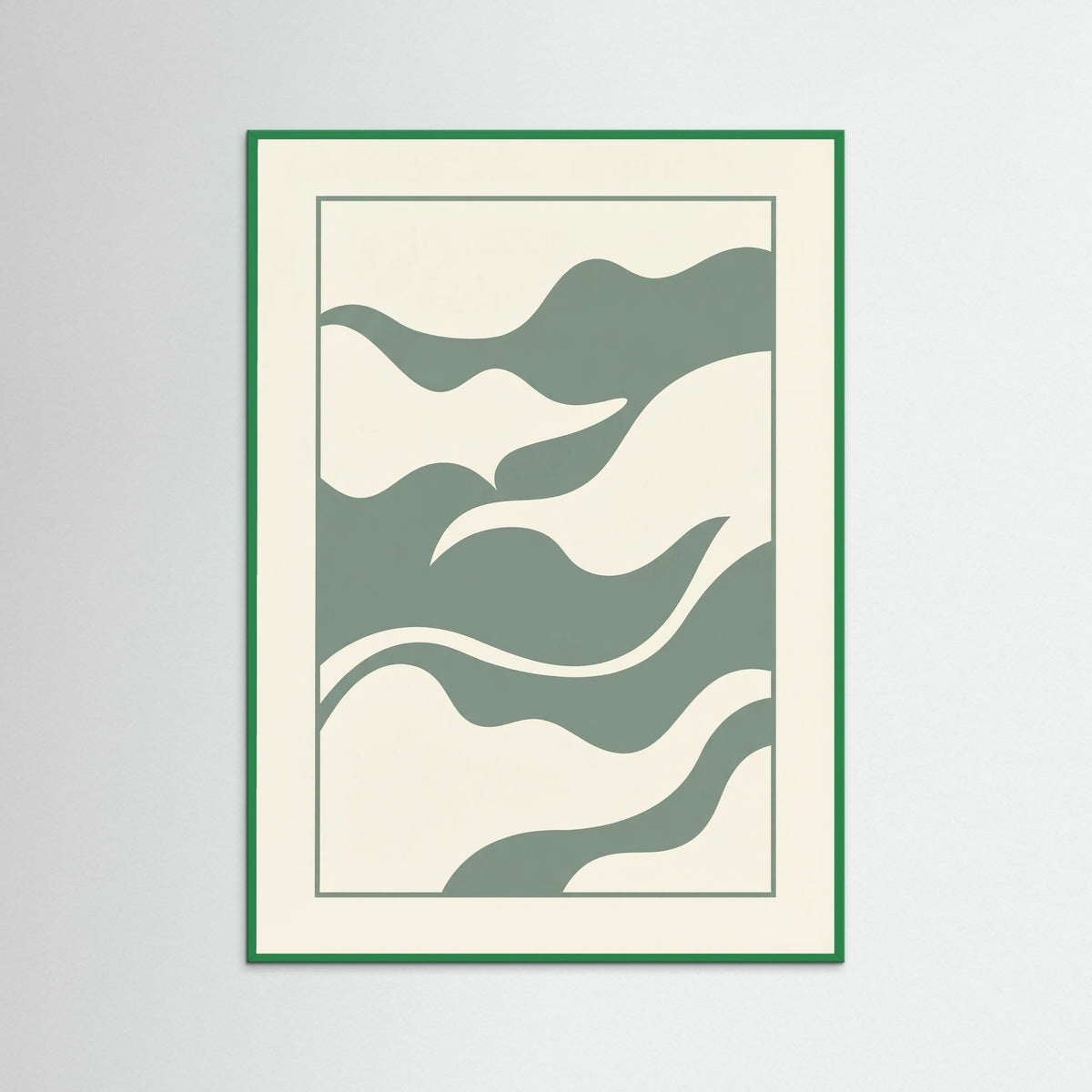 Green Wood Verdant Abstract