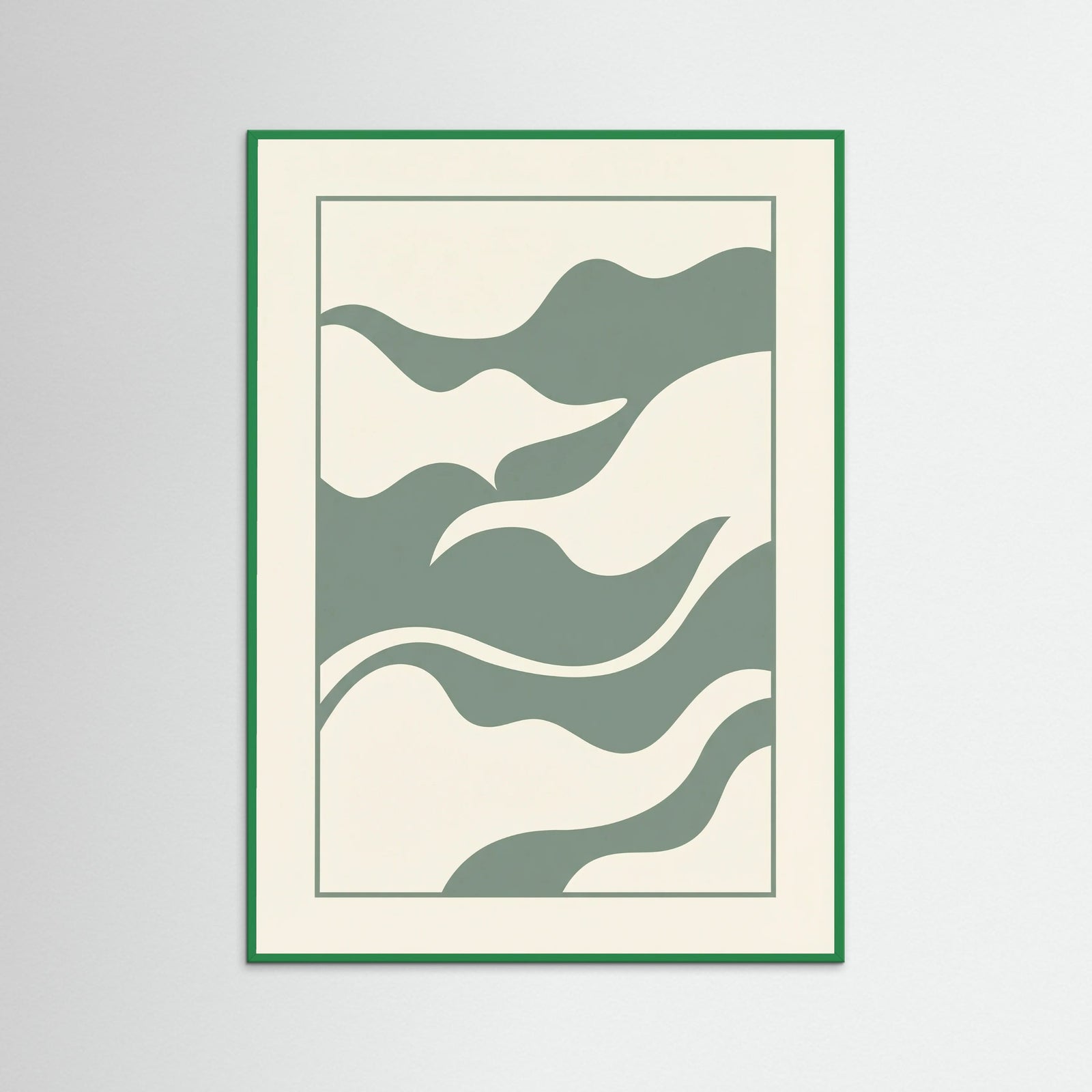 Green Wood Verdant Abstract