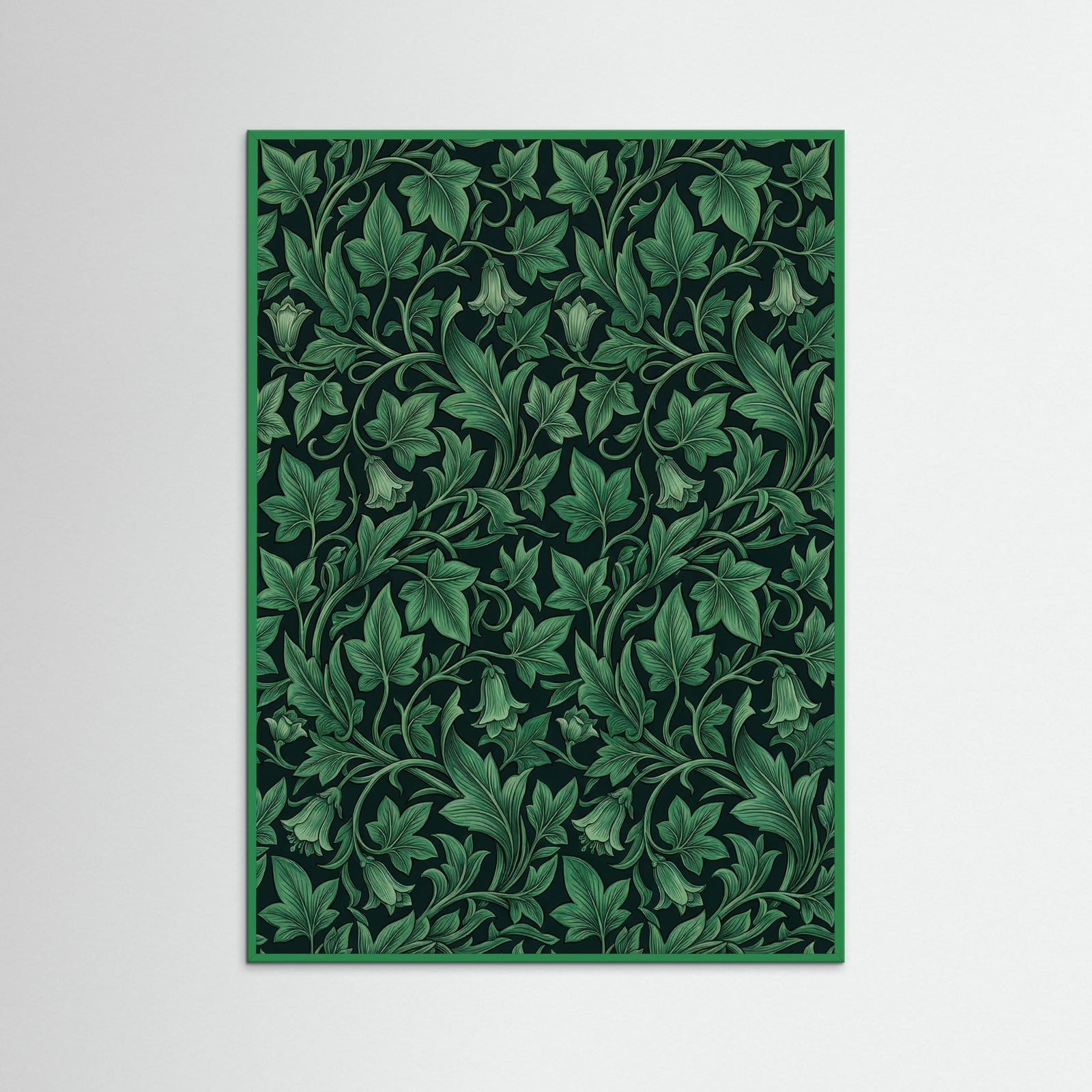 Green Wood Verdant Acanthus Pattern