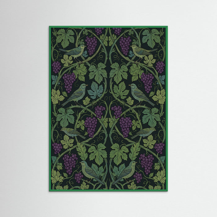 Green Wood Verdant Bloom Pattern