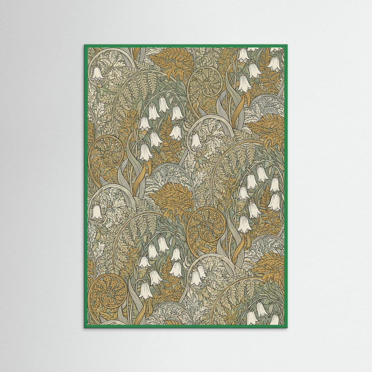 Green Wood Verdant Pattern