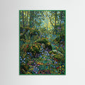 Green Wood Vibrant Bloom