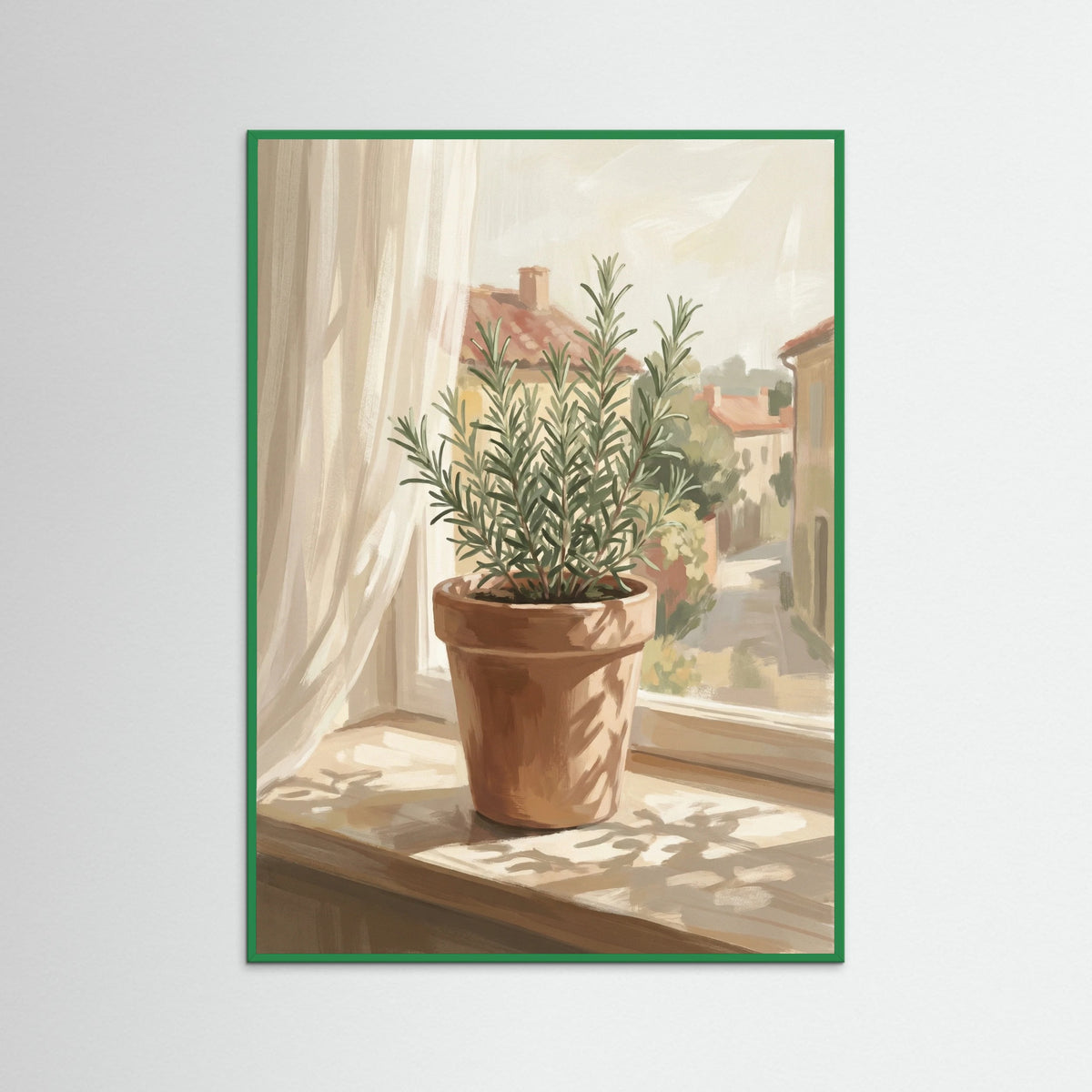 Green Wood Vibrant Bloom