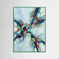 Green Wood Vibrant Blue Surge