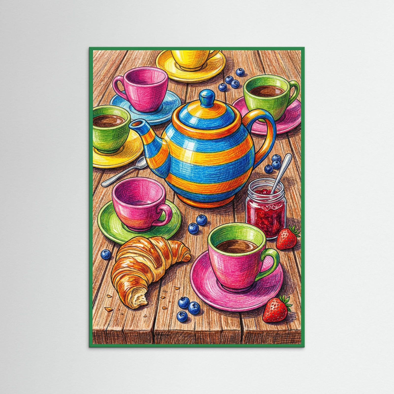 Green Wood Vibrant Cup Collection