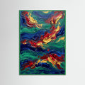 Green Wood Vibrant Expression