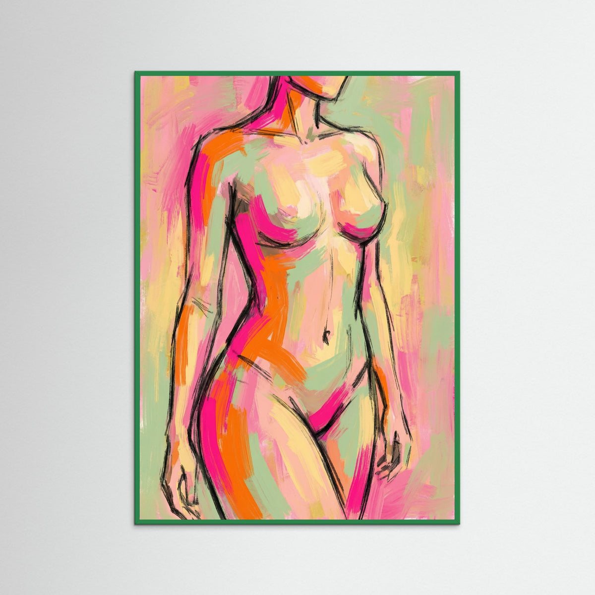 Green Wood Vibrant Femininity