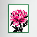 Green Wood Vibrant Floral Embrace