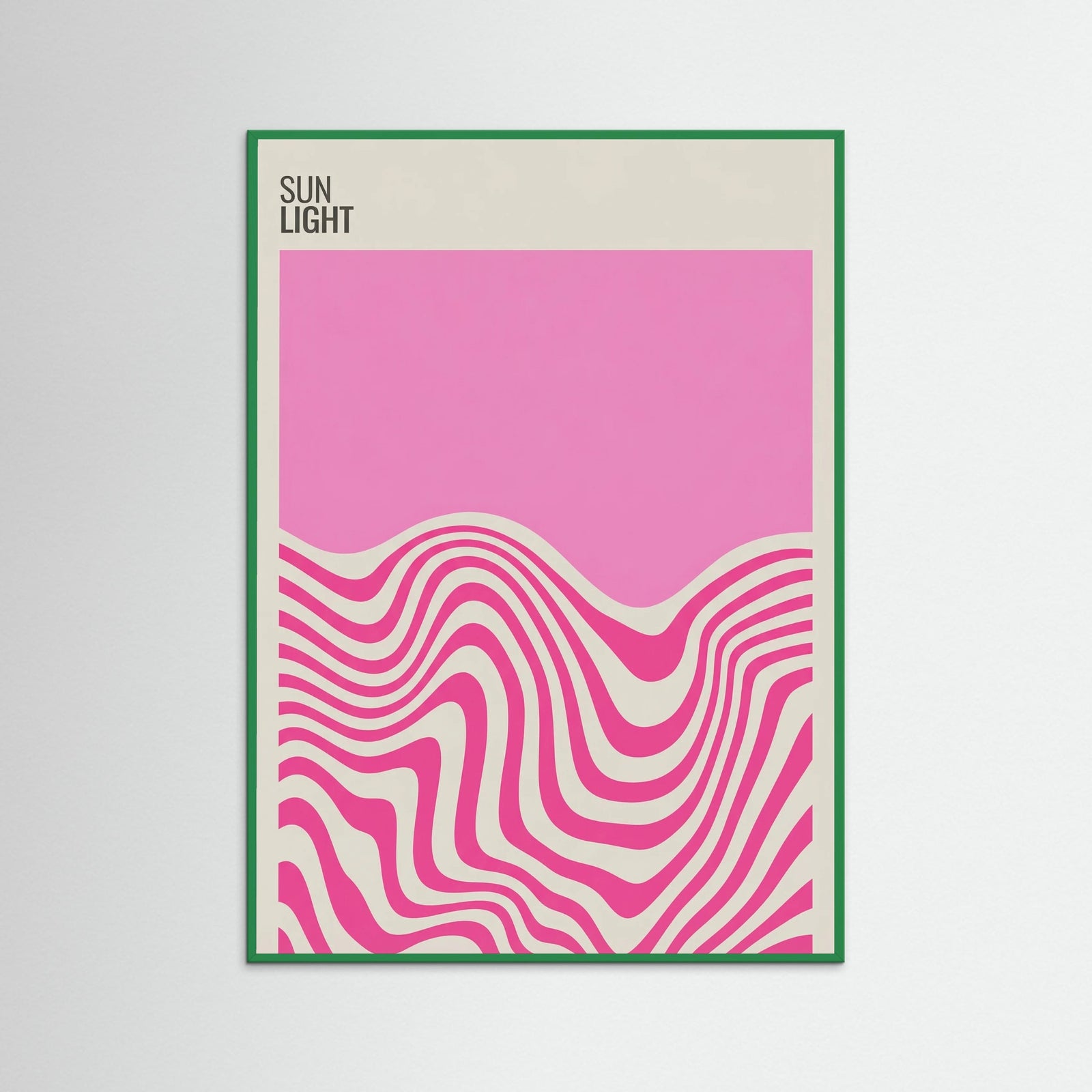 Green Wood Vibrant Fluidity