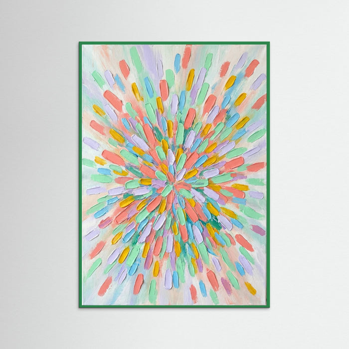 Green Wood Vibrant Fragments
