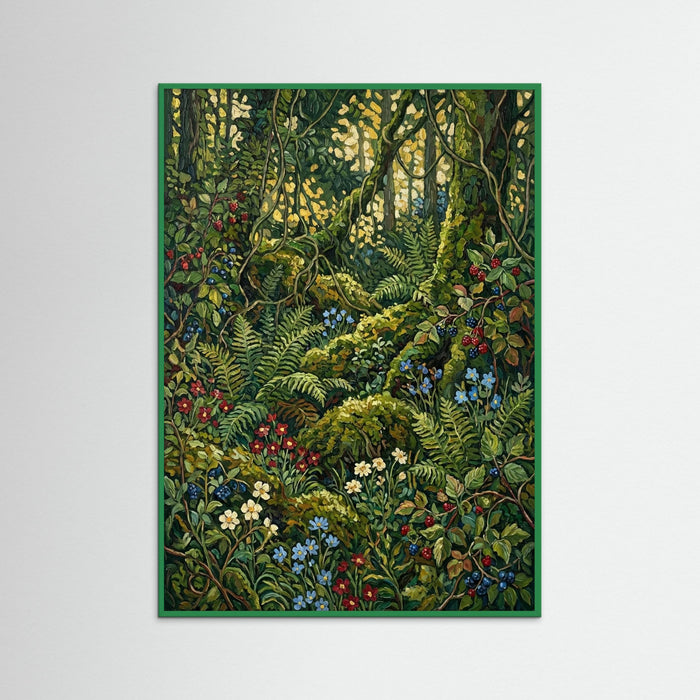 Green Wood Vibrant Garden