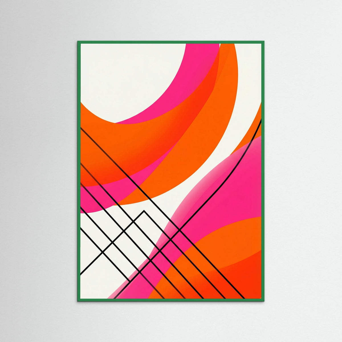 Green Wood Vibrant Horizon Layers