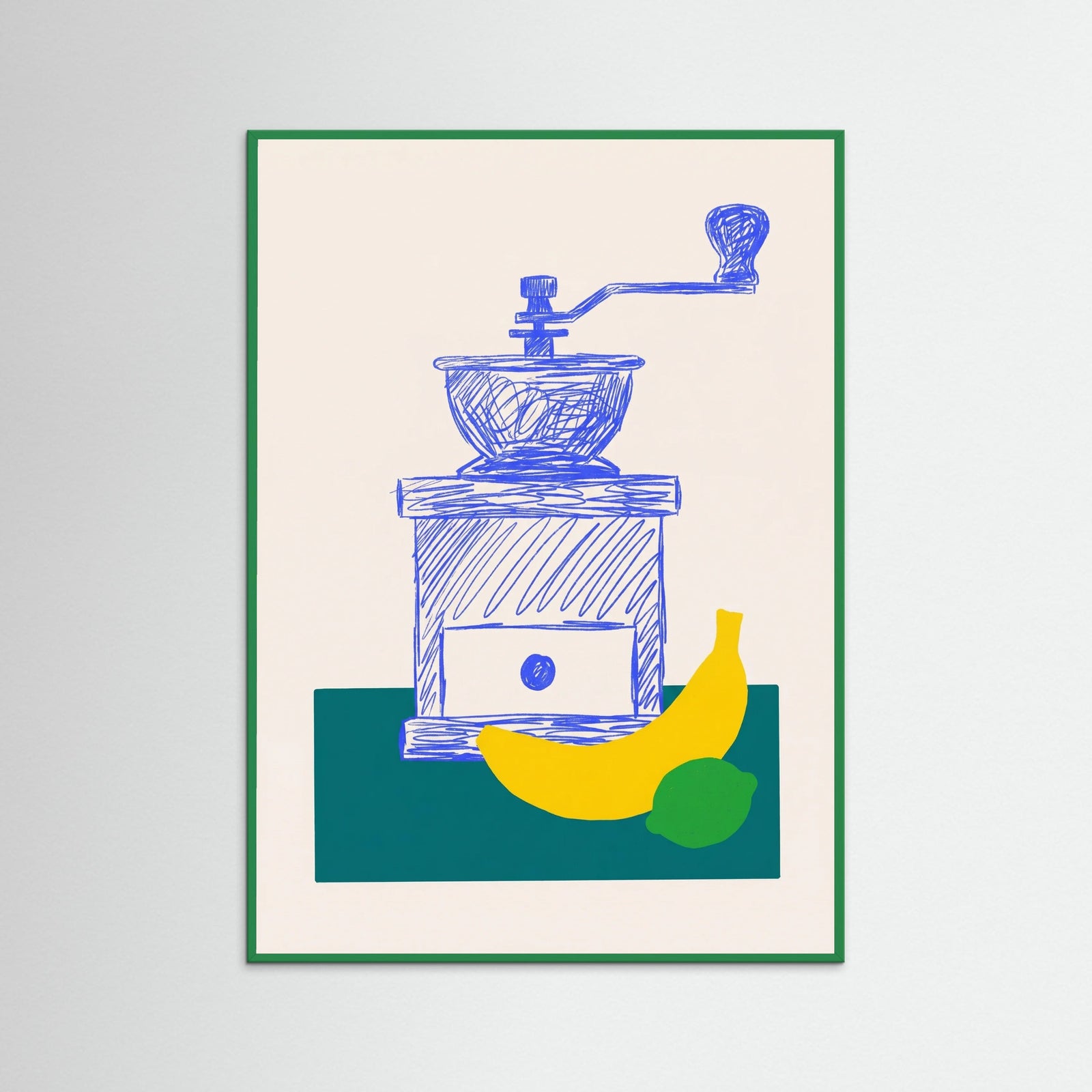 Green Wood Vibrant Kitchen Still