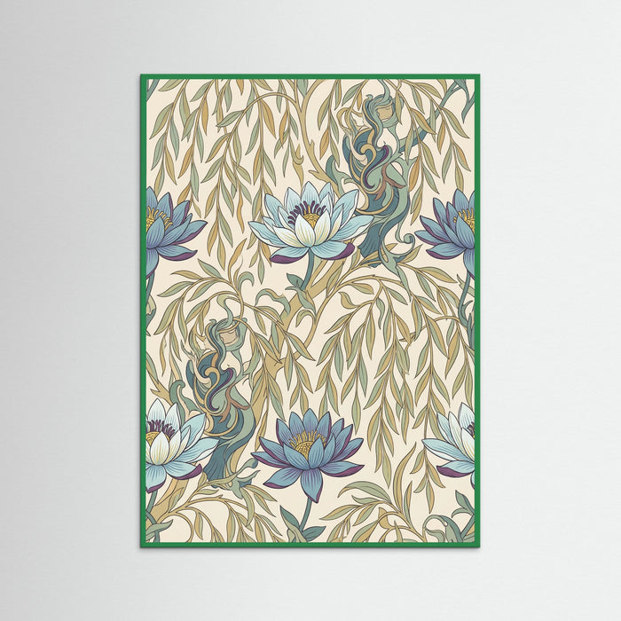 Green Wood Vibrant Morris Tapestry