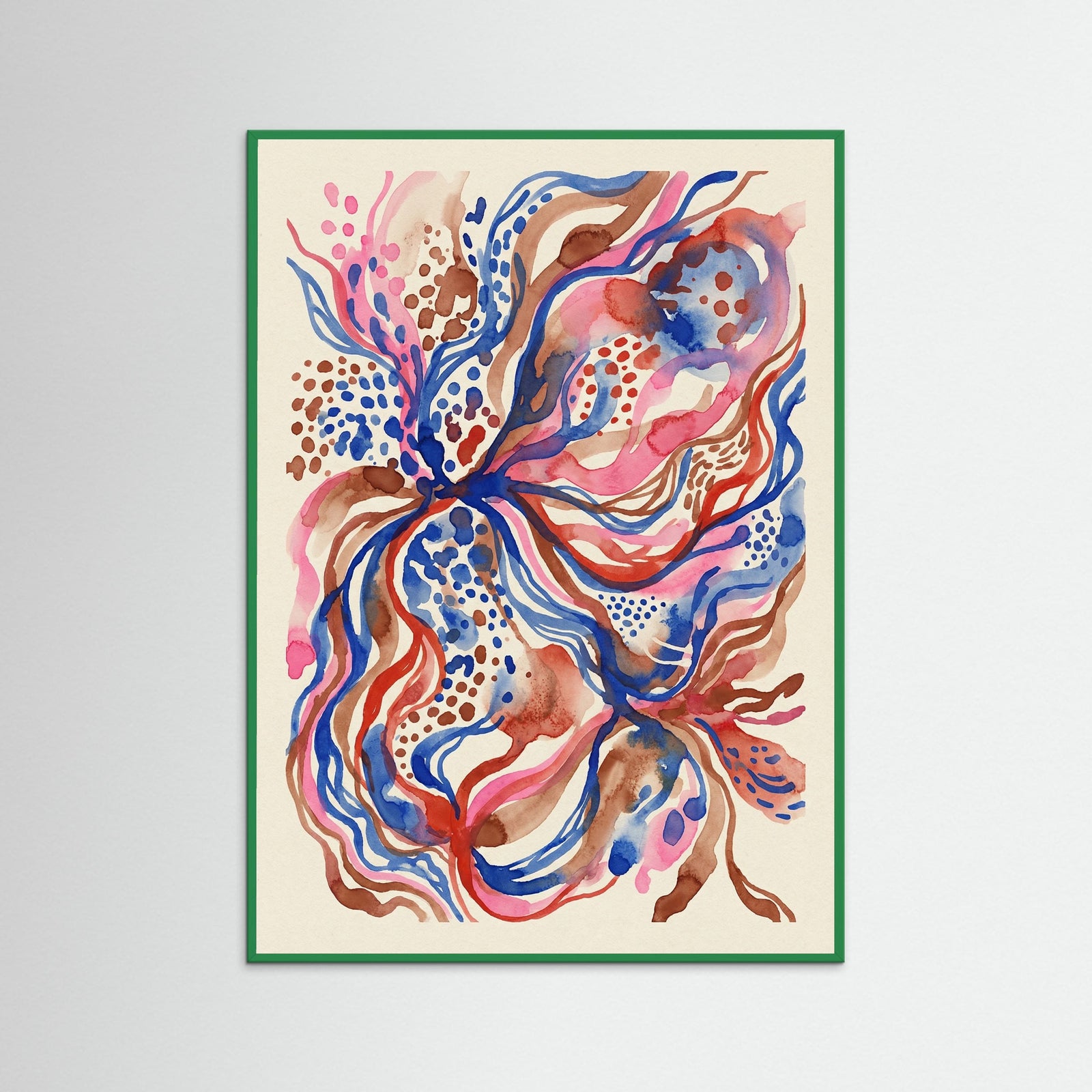 Green Wood Vibrant Organic Flow